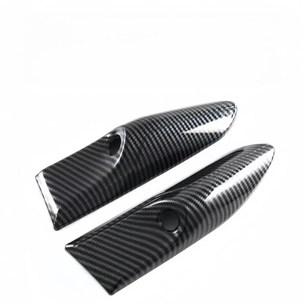 BYD Sealion 7 Side Camera Lens Shield Guards in carbon fibre finish for durable, weather-resistant side camera protection.