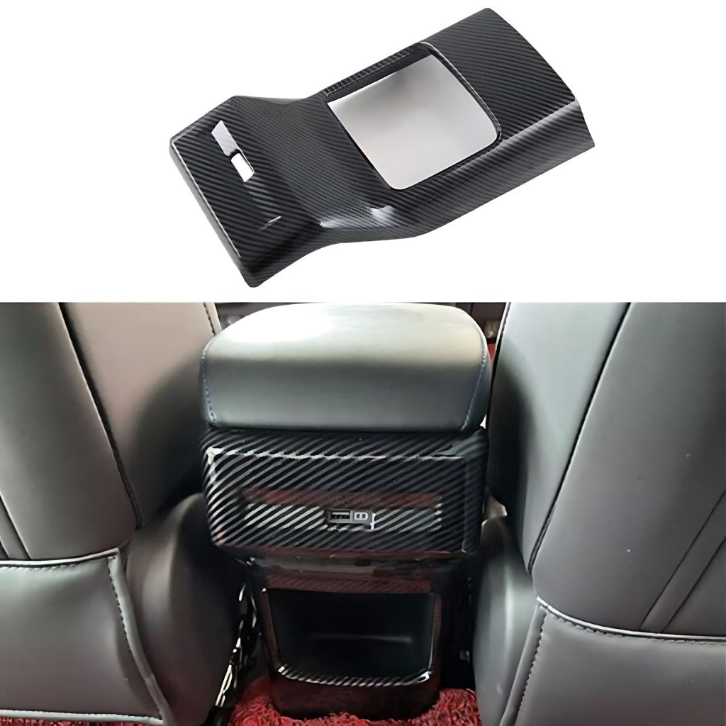 MG4 Rear Air Vent Outlet Cover in imitation carbon ABS, enhancing rear airflow and interior style of MG4 electric vehicle.