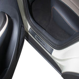 BYD Dolphin Outer Door Sill Guards in imitation carbon ABS, protecting and enhancing the car’s door sills.
