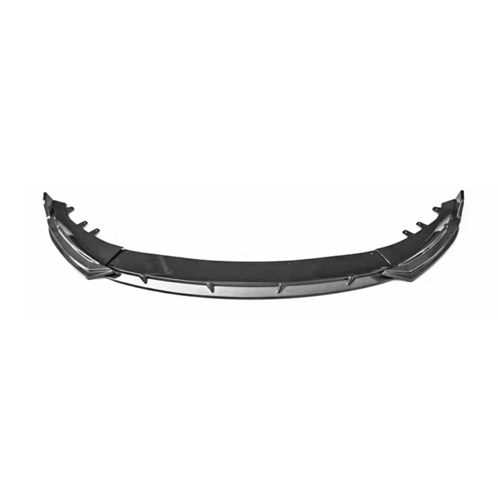 BYD Seal Front Bumper Lip Cover in black, custom fit for enhanced airflow and protection on electric vehicles.