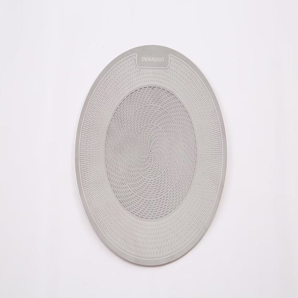 BYD Seal Trunk Speaker Trim Cover in glossy silver stainless steel, designed for enhanced audio and sleek trunk fit.