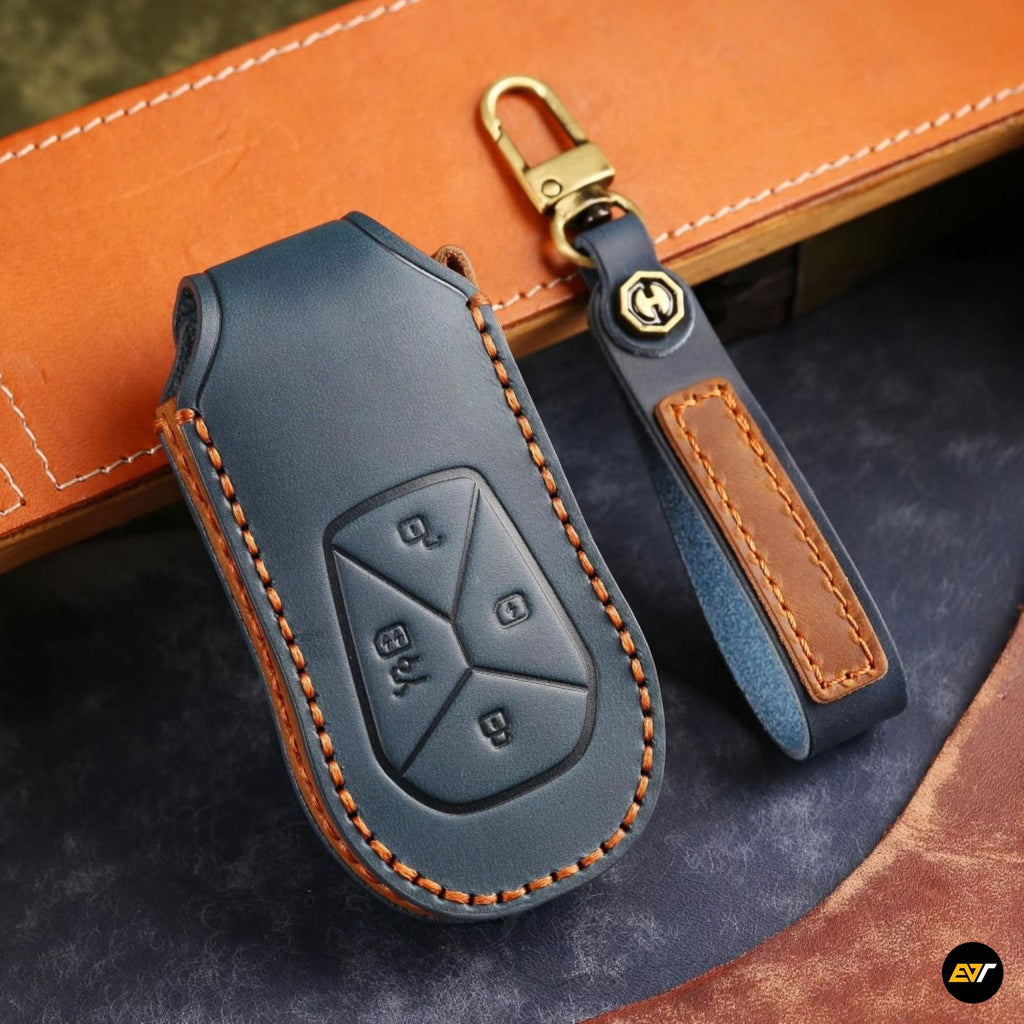 XPENG G6 Leather Car Key Protection Cover Black