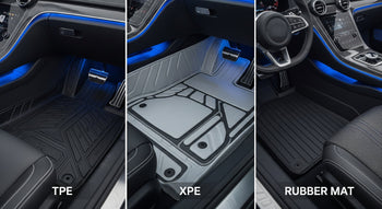 TPE Floor Mats vs. XPE Floor Mats vs. Rubber Mats: Which Is Better for Your Car?