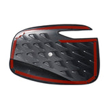 BYD ATTO 3 Charging Port Protection Cover in ABS carbon fibre, sleek and durable electric vehicle accessory.
