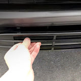 BYD ATTO 3 Front Mesh Grille Cover installed on vehicle front, showing sleek ABS plastic design and airflow enhancement.