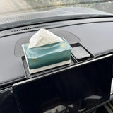 BYD Sealion 7 Behind Navigation Screen Storage Box holding a tissue pack above the vehicle’s central touchscreen display.