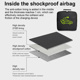 Inside the waterproof bag is an EV Charging Cable Storage Bag for EV car charging cables.