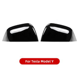 For Tesla 3/Y Carbon Fiber Rearview Mirror Covers.
