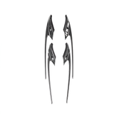 BYD Seal Armrest Window Riser Cover set in carbon fibre, durable interior upgrade for RHD BYD Seal models.