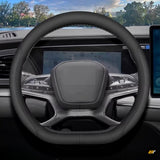 BYD Sealion 7 Leather Steering Wheel Cover Burgundy