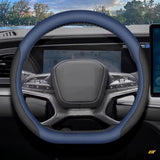 BYD Sealion 7 Leather Steering Wheel Cover Burgundy