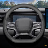 BYD Sealion 7 Leather Steering Wheel Cover Burgundy