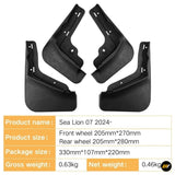BYD Sealion 7 Premium Front & Rear Mud Guards