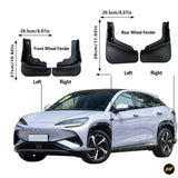 BYD Sealion 7 Premium Front & Rear Mud Guards