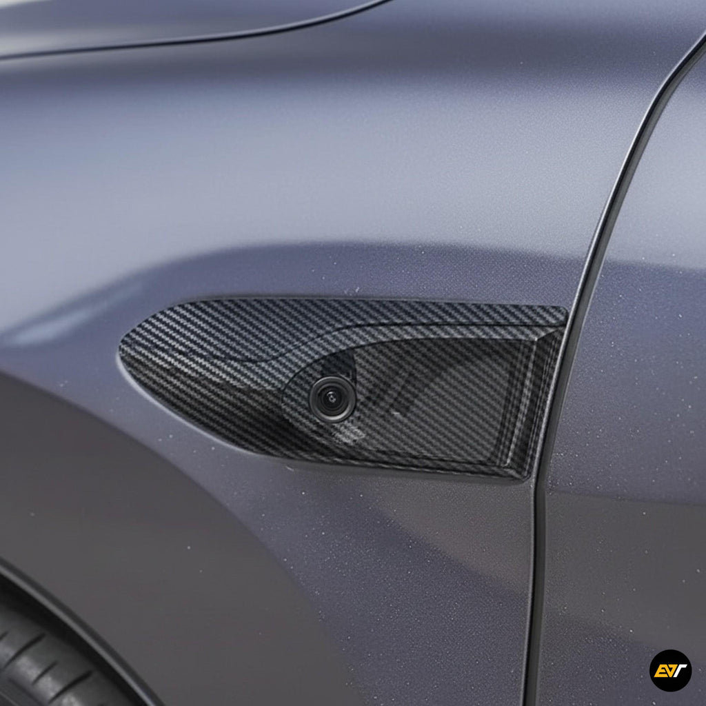 BYD Sealion 7 Side Camera Lens Shield Guards Carbon Fibre