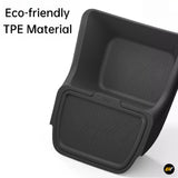 Black eco-friendly TPE material centre console lower armrest storage box insert for electric vehicles