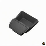 Black centre console lower armrest storage box with a hinged lid for Zeekr 7X electric vehicles.