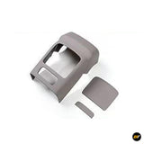 Grey rear exhaust air outlet frame cover and accessories for electric vehicle upgrade or replacement kit