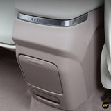 Zeekr branded rear centre console air outlet frame cover in grey, designed for electric vehicle interior enhancement.