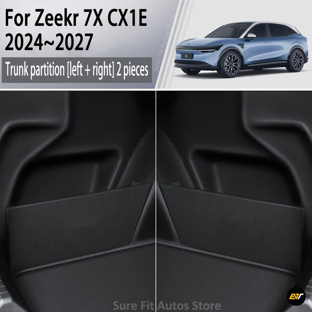 ZEEKR 7X Trunk Side Storage Partition Box